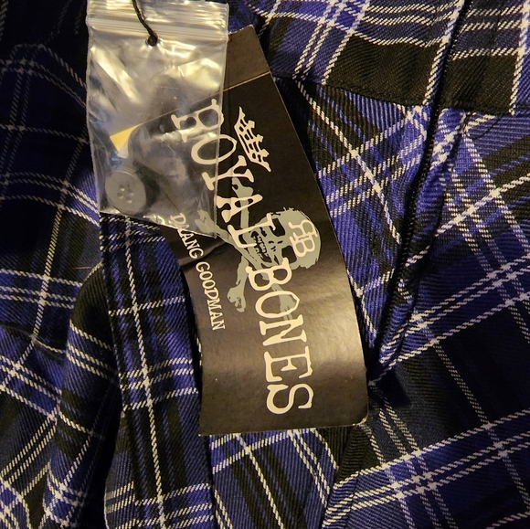 NWT ROYAL BONES Plaid Skirtall Dress ๐ - Picture 5 of 6